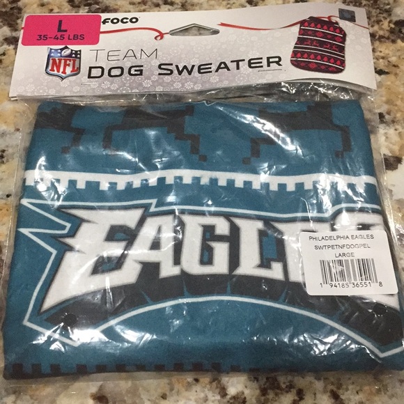 eagles dog sweater